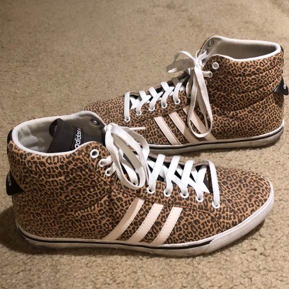 adidas brown high tops